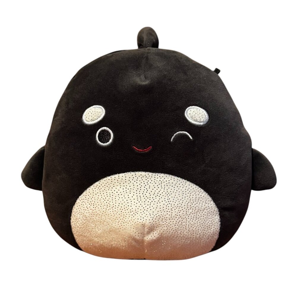 Original KellyToy Squishmallows 7” Whale Kai Black Orca Plush Pillows